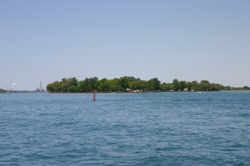 Approaching Fawn Island from the South